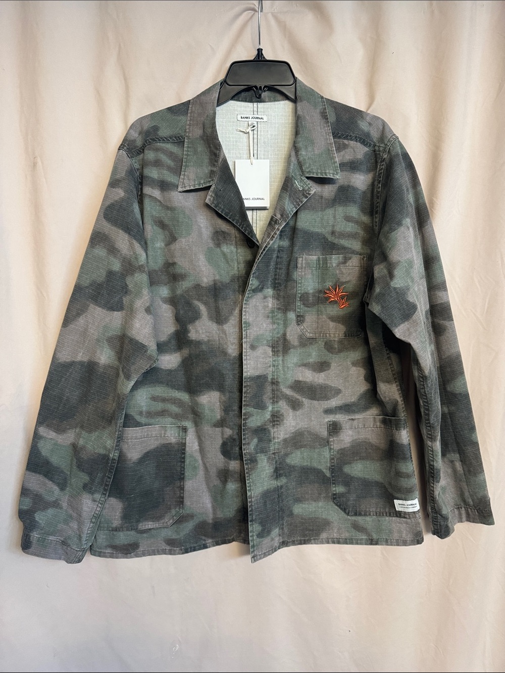 Banks Journal General Jacket, Size M, Color Combat (Olive/Gray)